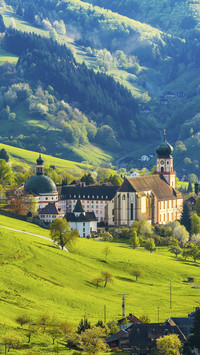 Beautiful Countryside Mountain Landscape