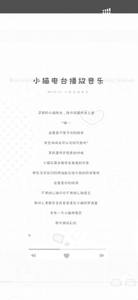 小猫电台播放音乐