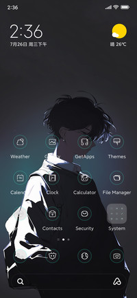 simple dark