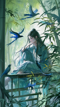 唯美古风壁纸-锐景创意