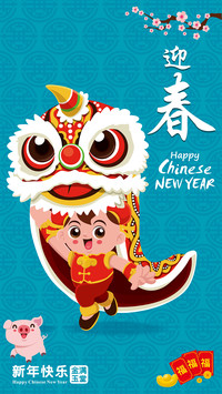 新年小猪-拍信图库