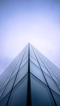 Modern Building view from the bottom