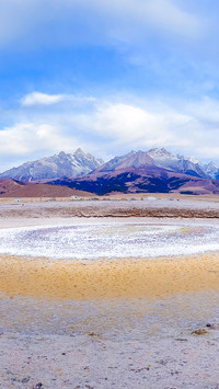 The sacred mountain of ge nie in litang western sichuan