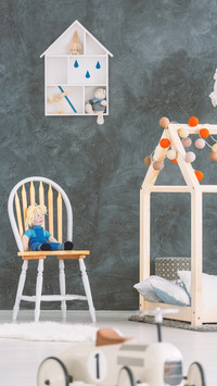 Modern simple childrens room 06