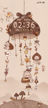 风铃板栗小熊