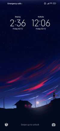 Farm in the night