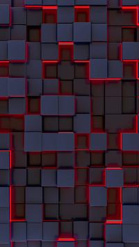 A cube with ups and downs