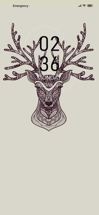 Illustrated deer