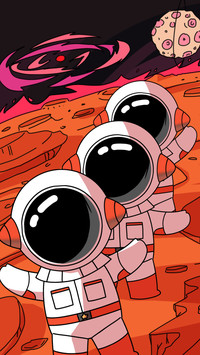 Interstellar astronaut