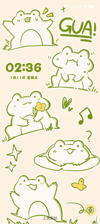 绿色呱呱