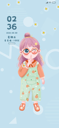 可爱萌萌女孩