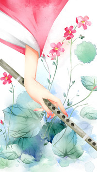 手如柔荑，肤如凝脂