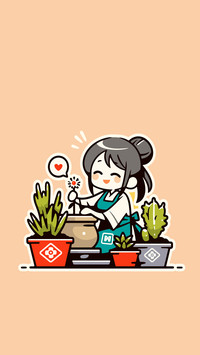 Cute cartoon girls laughing heartily