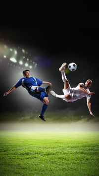 Concept of soccer ball, sport games, football match