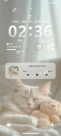 White big cat
