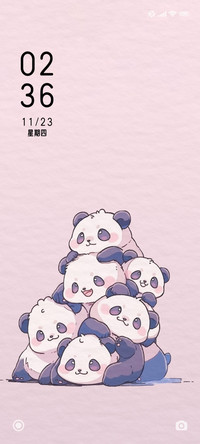 简约卡通熊猫