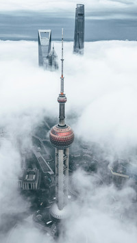 航拍上海
