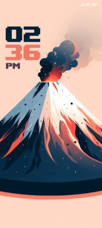 Volcano Art