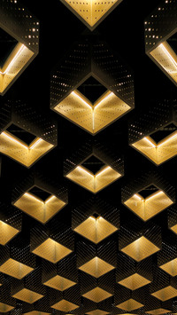 A geometric array that follows the line of sight 2