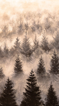 Landscape oil painting