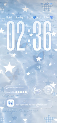 Ice Blue Star