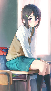 校服少女