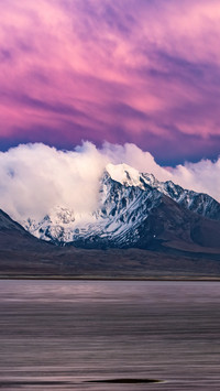 Snow Mountain Cloud Sea Sunset