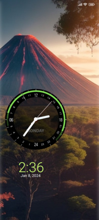 volcano forest