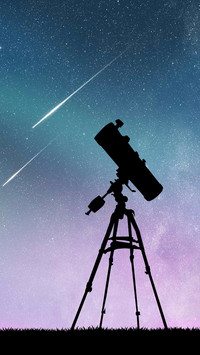 Night sky and starry sky
