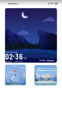 Day  night scenery