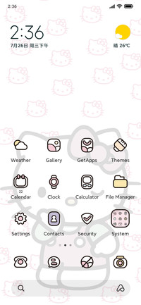 Hello Kitty pink