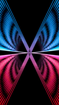 Butterfly light effect pattern
