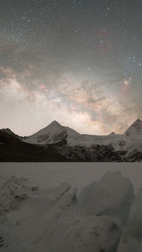 Sapu Sacred Mountain Summer Night Milky Way