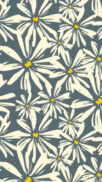 Dark Flat Flowers