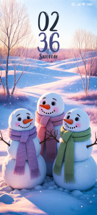 Snowy Friends