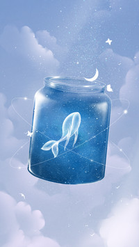 Fantasy bottle world