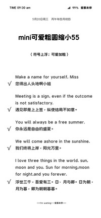 mini可爱粗圆缩小55