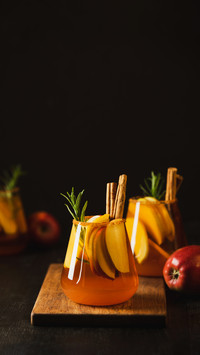 Apple Cider Old Fashioned Alcohol Cocktail