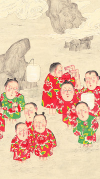 人群系列作品之二