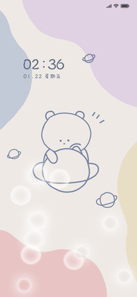 温柔简线熊兔