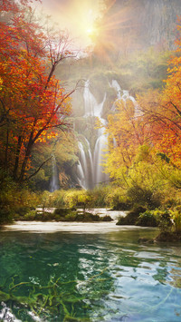 Waterfalls in Autumn