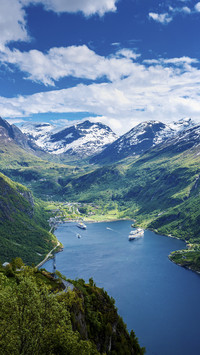Beautiful Sea Bay in Norway