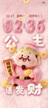 毛绒绒 公主请发财