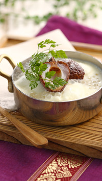 6 summer cooked sago with cold water or hot water