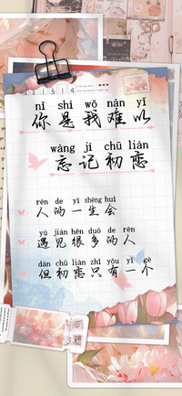 你是我难以忘记初恋