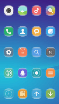 Simple sky blue