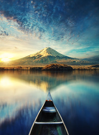 端庄圣洁之富士山