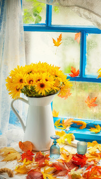 Flowers in the Corner