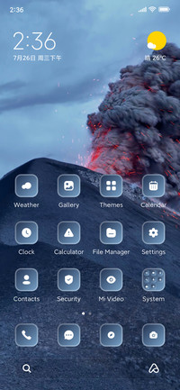Volcano Smoke