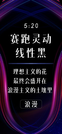 赛跑灵动线性黑